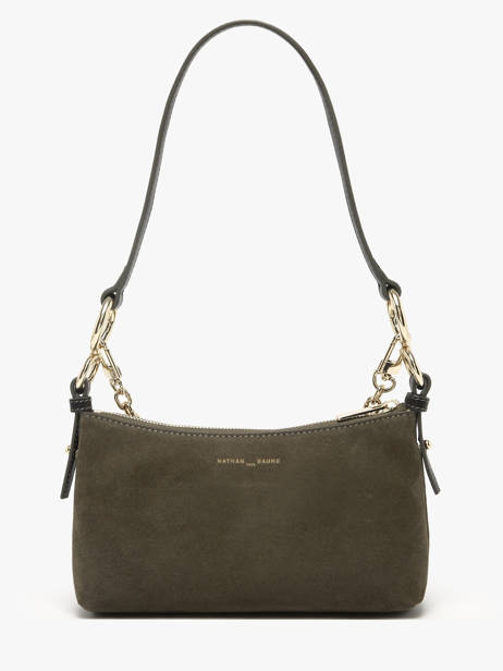 Sac De Soirée Betty Cuir Daim Nathan baume Vert vogue 5 vue secondaire 4