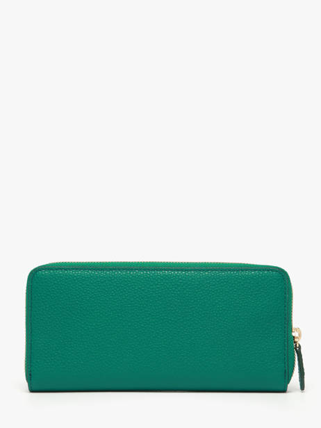Long Leather Ninon Wallet Lancel Green ninon A13833 other view 2