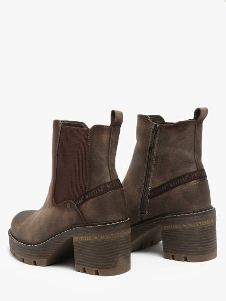 Bottines à Talon Mustang Beige women M0132001 vue secondaire 2