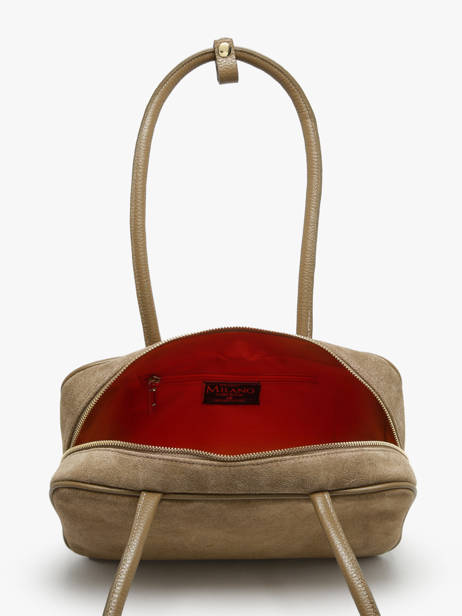 Sac Porté épaule Velvet Caviar Cuir Milano Marron velvet caviar VC25093 vue secondaire 3