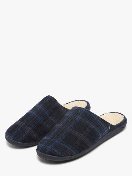 Chaussons Isotoner Blue men 98032 other view 1