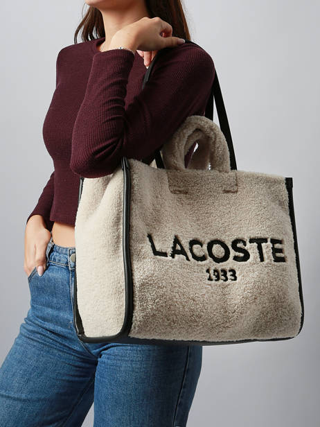 Sac Porté épaule Heritage Lacoste Beige heritage NU5117HX vue secondaire 1