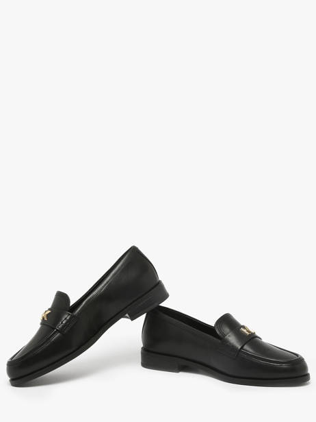 Mocassins En Cuir Michael kors Noir women XFP1L001 vue secondaire 2