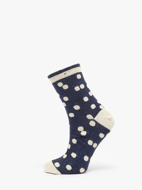 Women's Socks Midnight Blue Cabaia Blue socks women MINUITBL