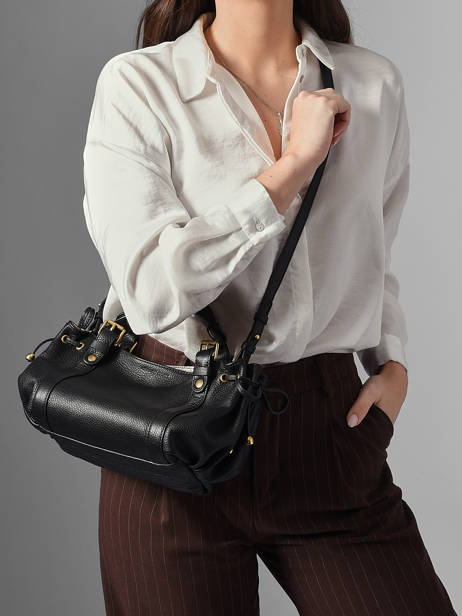 Sac Bandoulière D Light Cuir Gerard darel Noir d light DCS73440 vue secondaire 1