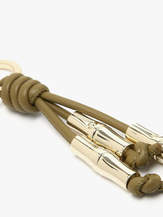 Longchamp Le roseau sleek Porte clés Vert