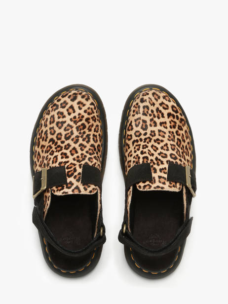 Slippers Jorge Iii In Leather Dr martens Black women 41088200 other view 9