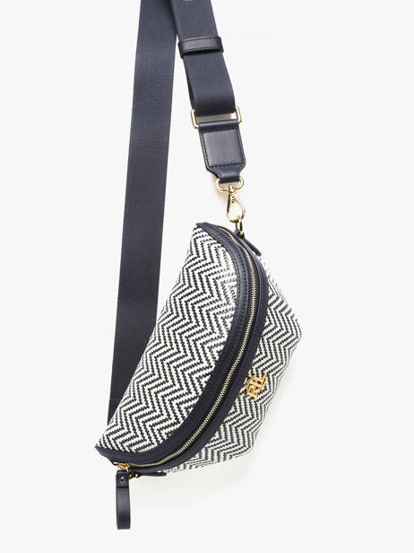 Sac Banane Lauren ralph lauren Bleu dryden 31P04059 vue secondaire 2