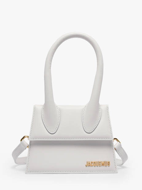 Sac Bandoulière D'occasion Chiquito Moyen Cuir Jacquemus Blanc second life 1566327