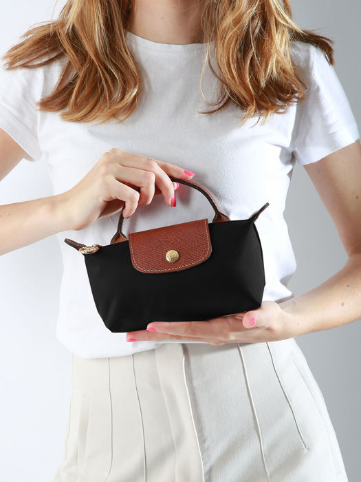 Longchamp Le pliage original Pochettes Noir