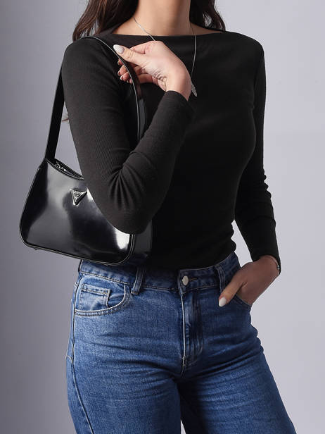Sac Porté épaule Arnela Polyurethane Guess Noir arnela NY949617 vue secondaire 1