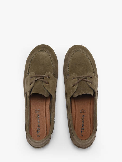 Chaussures Bateau En Cuir Tamaris Vert women 44 vue secondaire 3