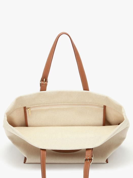 Longchamp Le foulonné toile Besaces Marron