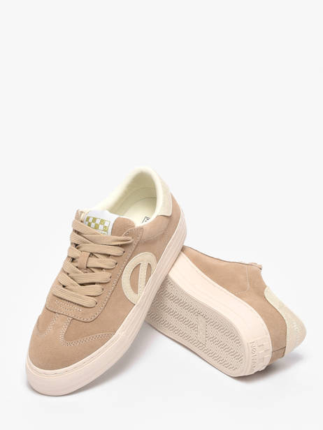 Sneakers En Cuir No name Beige women ACEZ0404 vue secondaire 2
