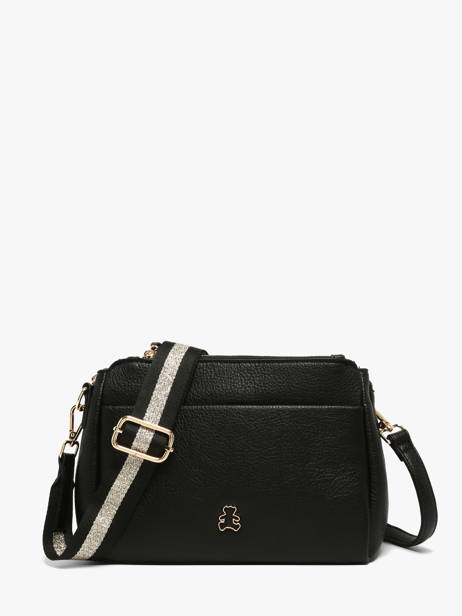 Sac Bandoulière Soft Lulu castagnette Noir soft 2