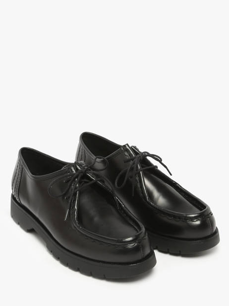 Chaussures Derbies En Cuir Kleman Noir women PADRORB2 vue secondaire 2