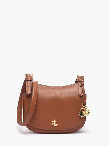 Sac Bandoulière Dryden Cuir Lauren ralph lauren Marron dryden 31P06070