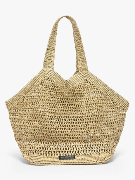 Sac Porté épaule K Signature Nylon Karl lagerfeld Beige k signature B2W46068 vue secondaire 3