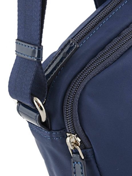 Sac Bandoulière Basic Vernis Lancaster Bleu basic vernis 514-61 vue secondaire 2