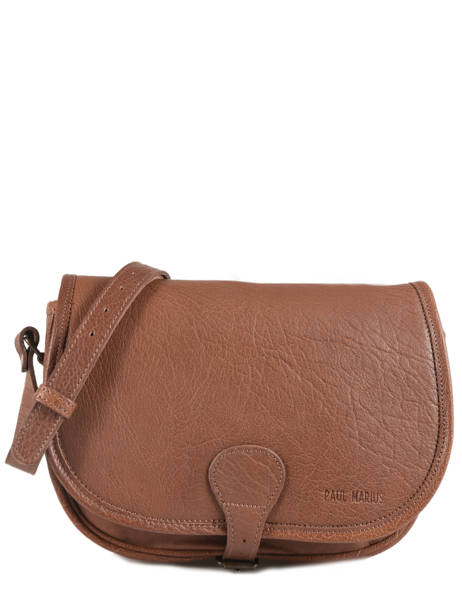 Sac Levagabond Cuir Paul marius Marron vintage VAGABOND