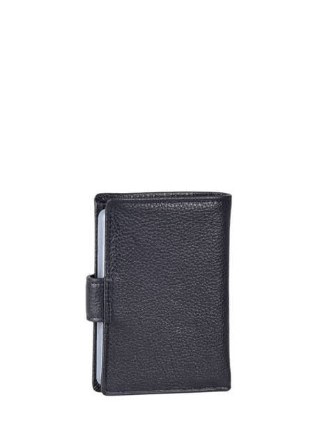 Card Holder Leather Hexagona Blue confort 467254 other view 2