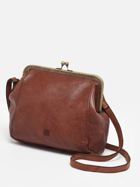 Sac Bandoulière Heritage Cuir Biba Marron heritage BT22 vue secondaire 2